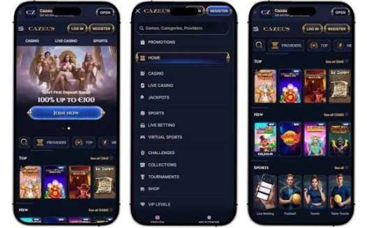 Versione mobile di Cazeus Casino: funzionalità e praticità